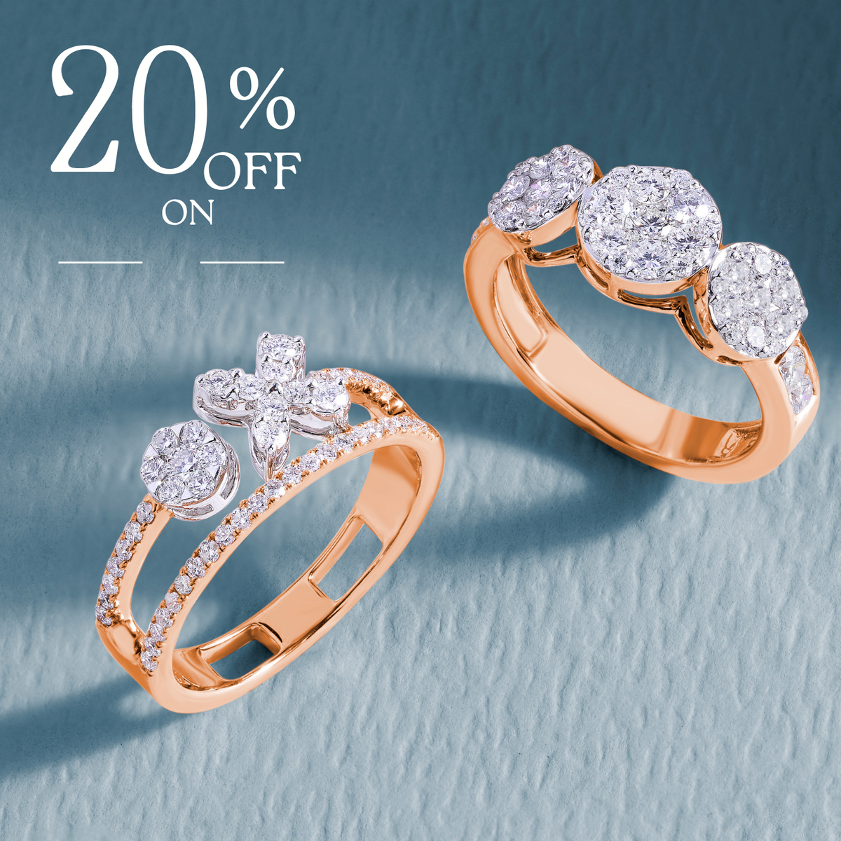 Elegant Rose Gold Plated Ring